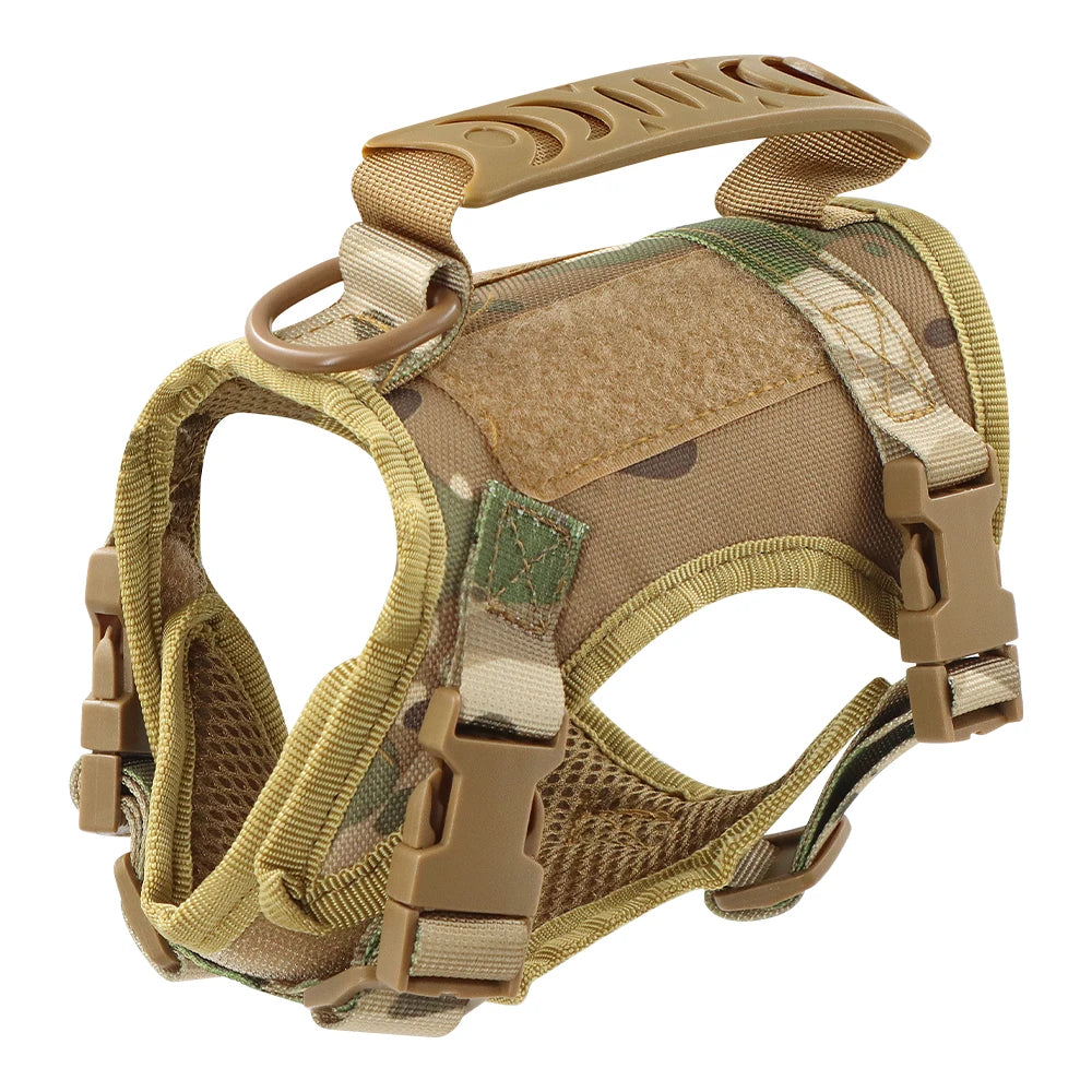 PETRAVELCN Tactical Puppy Harness Vest for Dogs and Cats