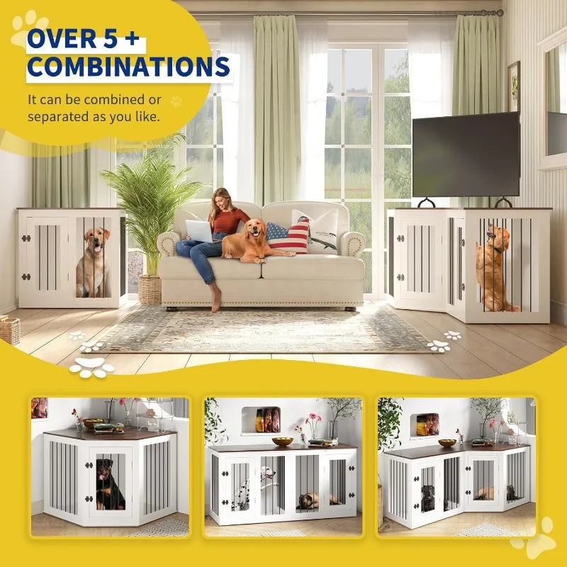 Hign-concerned Large Dog Crate Furniture For Indoor Pets