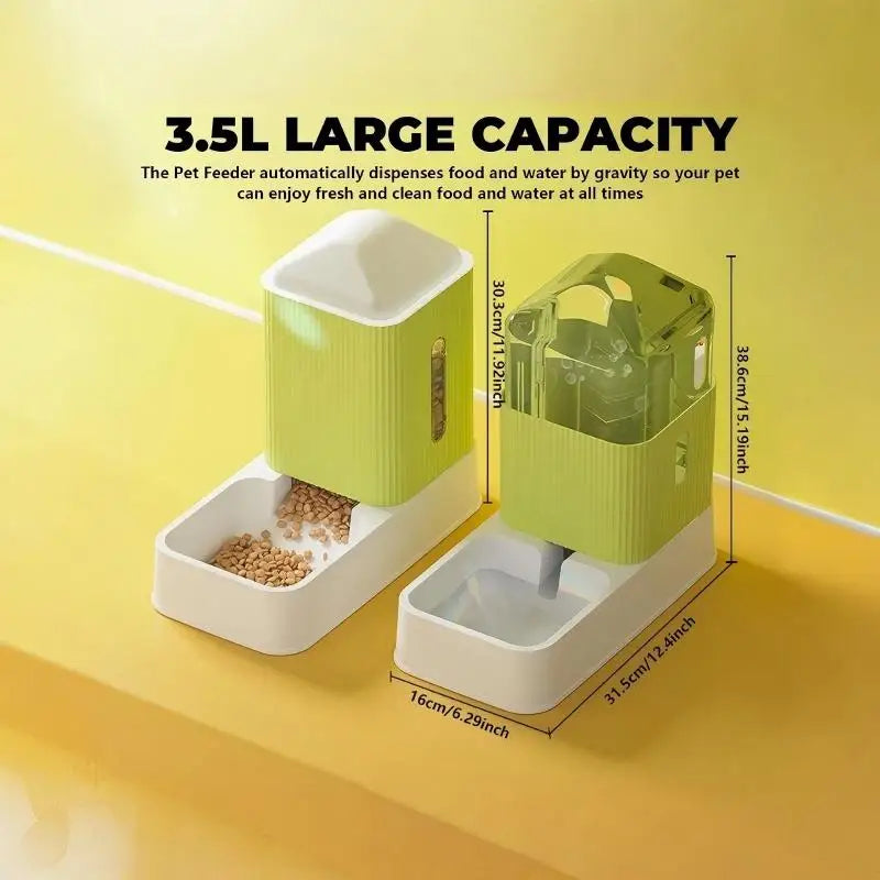 Hignconcerned Automatic Pet Feeder And Water Dispenser