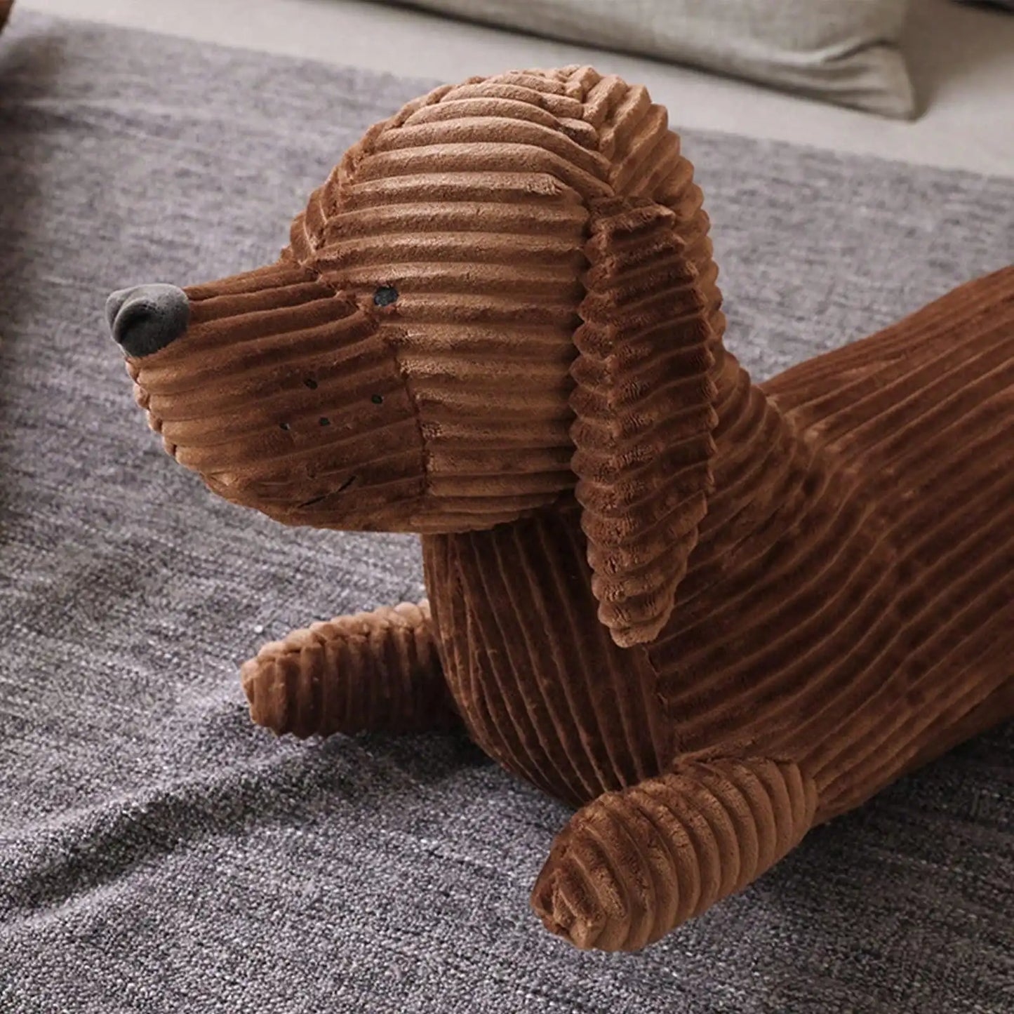 Sausage Dog Plush Cushion Pillow For Bedroom By Features