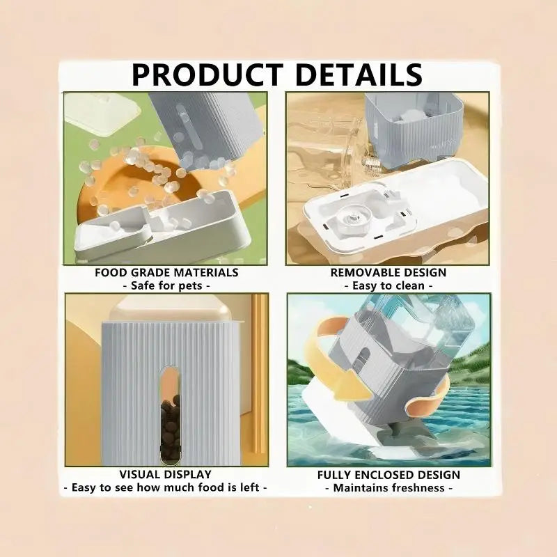 Hignconcerned Automatic Pet Feeder And Water Dispenser