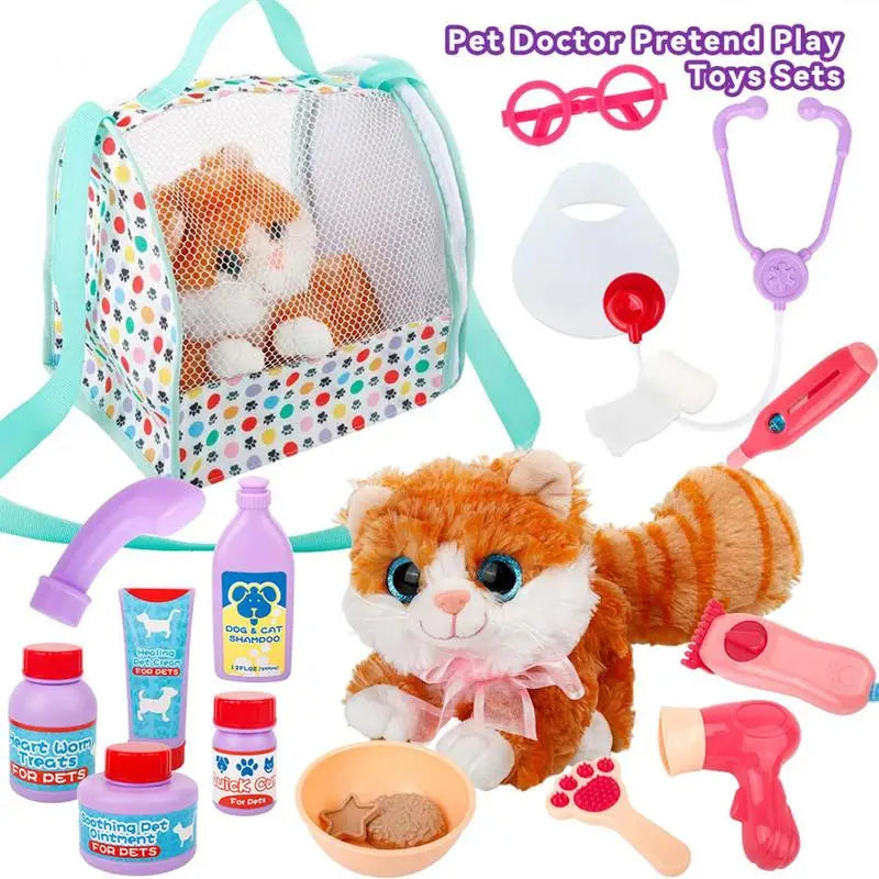 MezoJaoie Pet Care Play Set Doctor Kit For Kids Vet