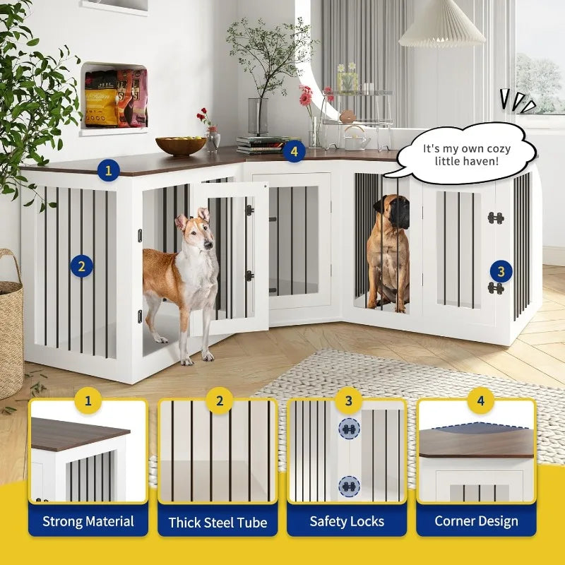 Hign-concerned Large Dog Crate Furniture For Indoor Pets