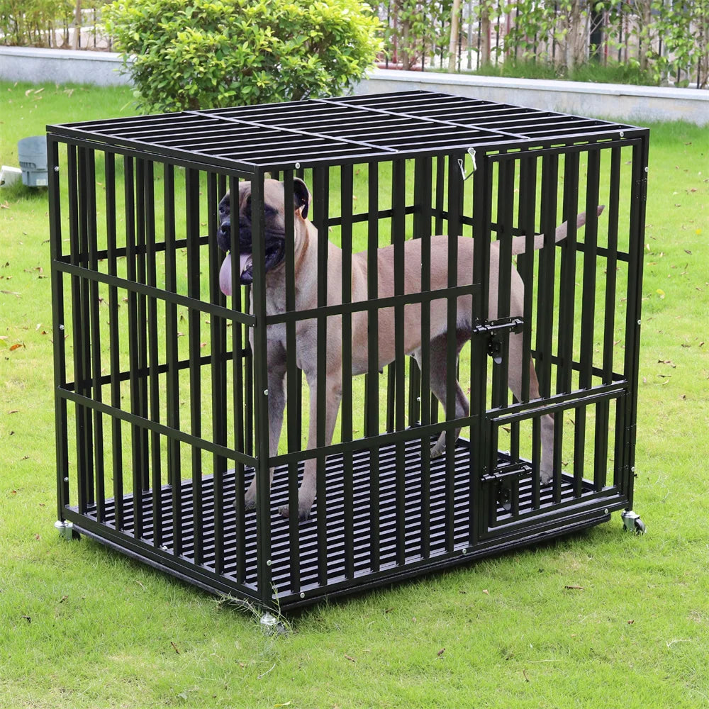 BORWARTH Heavy Duty Dog Crate Tear Resistant Square Tube