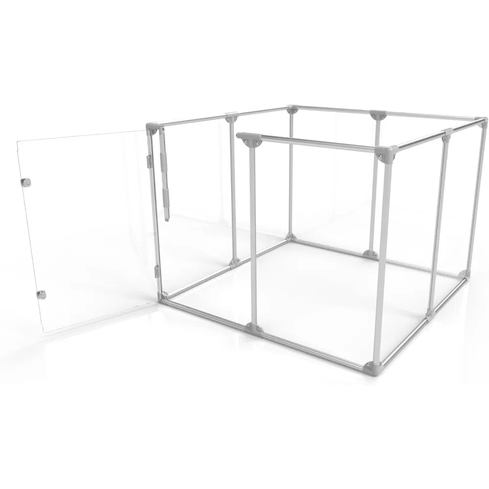Lucidium Crystal Clear Pet Pen Enclosure For Dogs