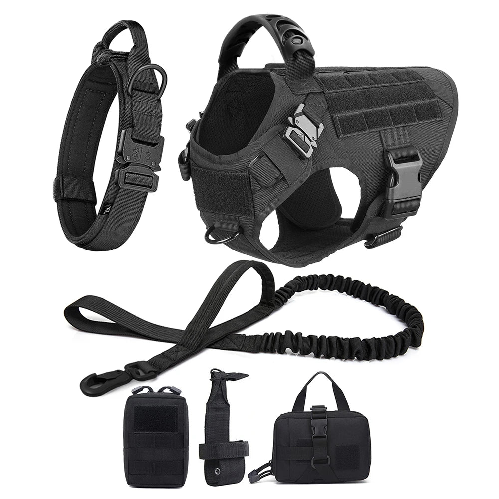 PETRAVELCN Large Dog Harness And Leash Set Vest Training