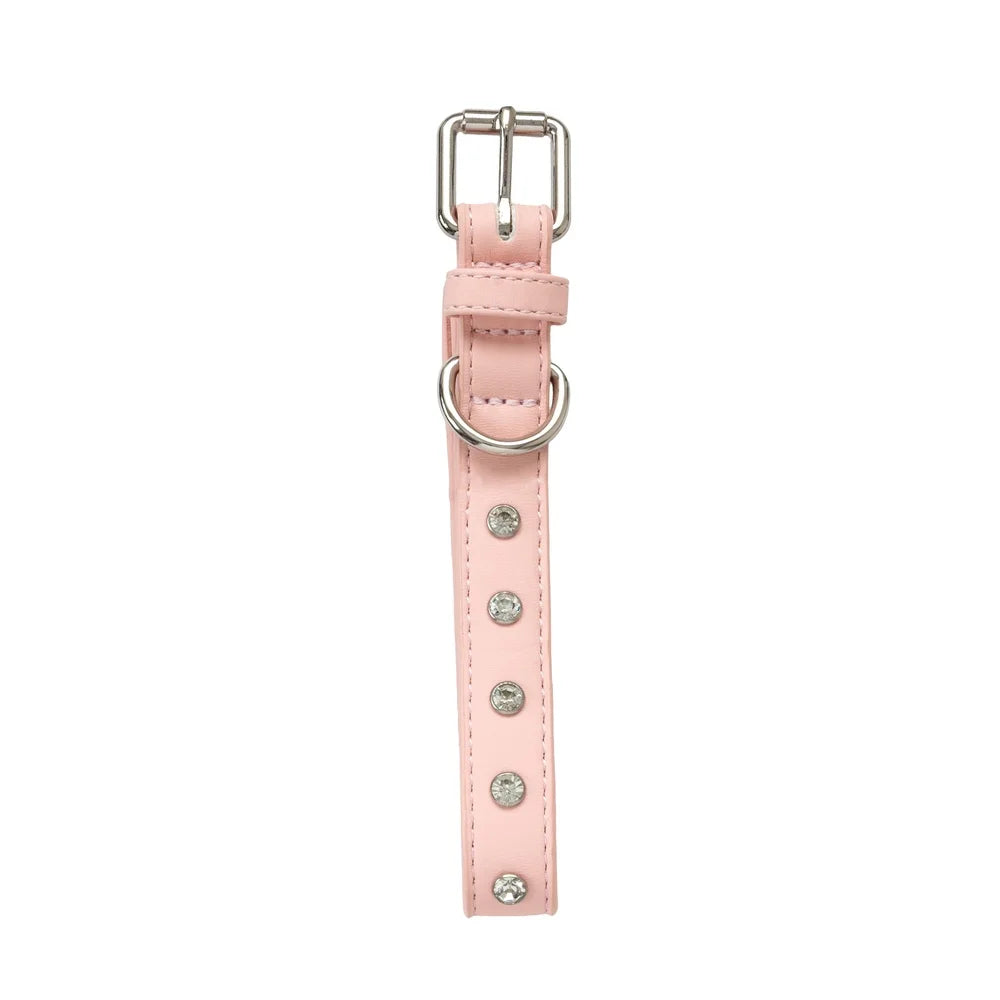 DUTRIEUX Rhinestone Dog Collar Adjustable Accessory