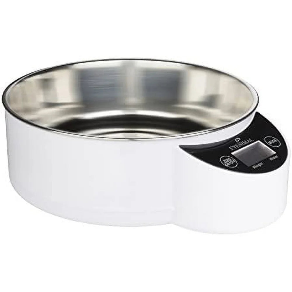XMSJH Smart Pet Food Bowl With Electronic Scale LCD Screen