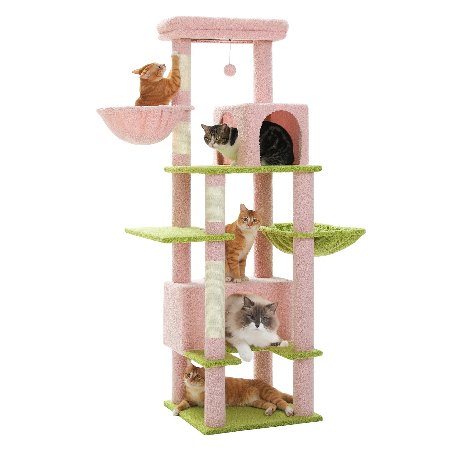 PAWZ Road Cat Tree Indoor Tower With Scratching Posts