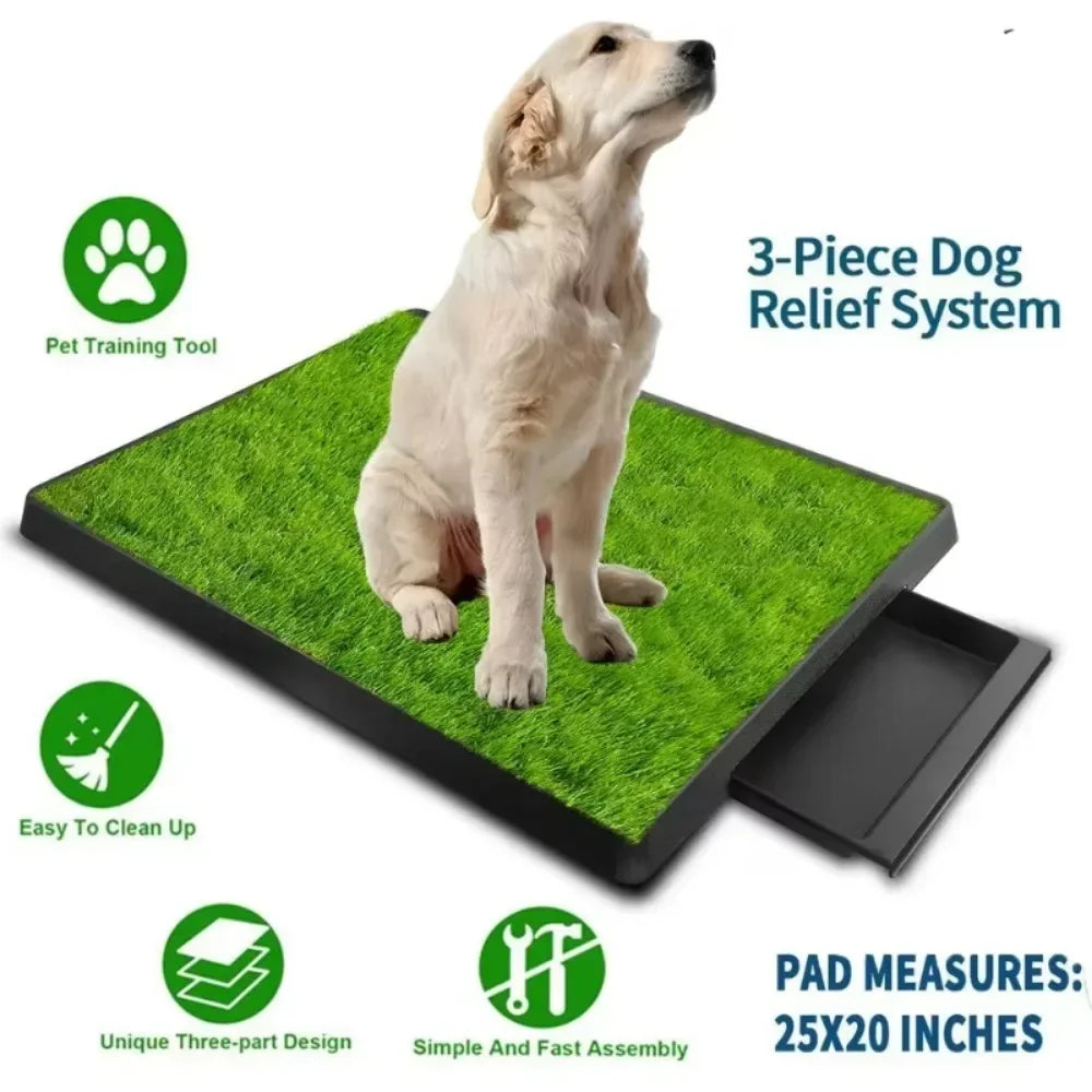 Choice Pet Dog Toilet Potty Pan With 3 Layer Grass Mesh