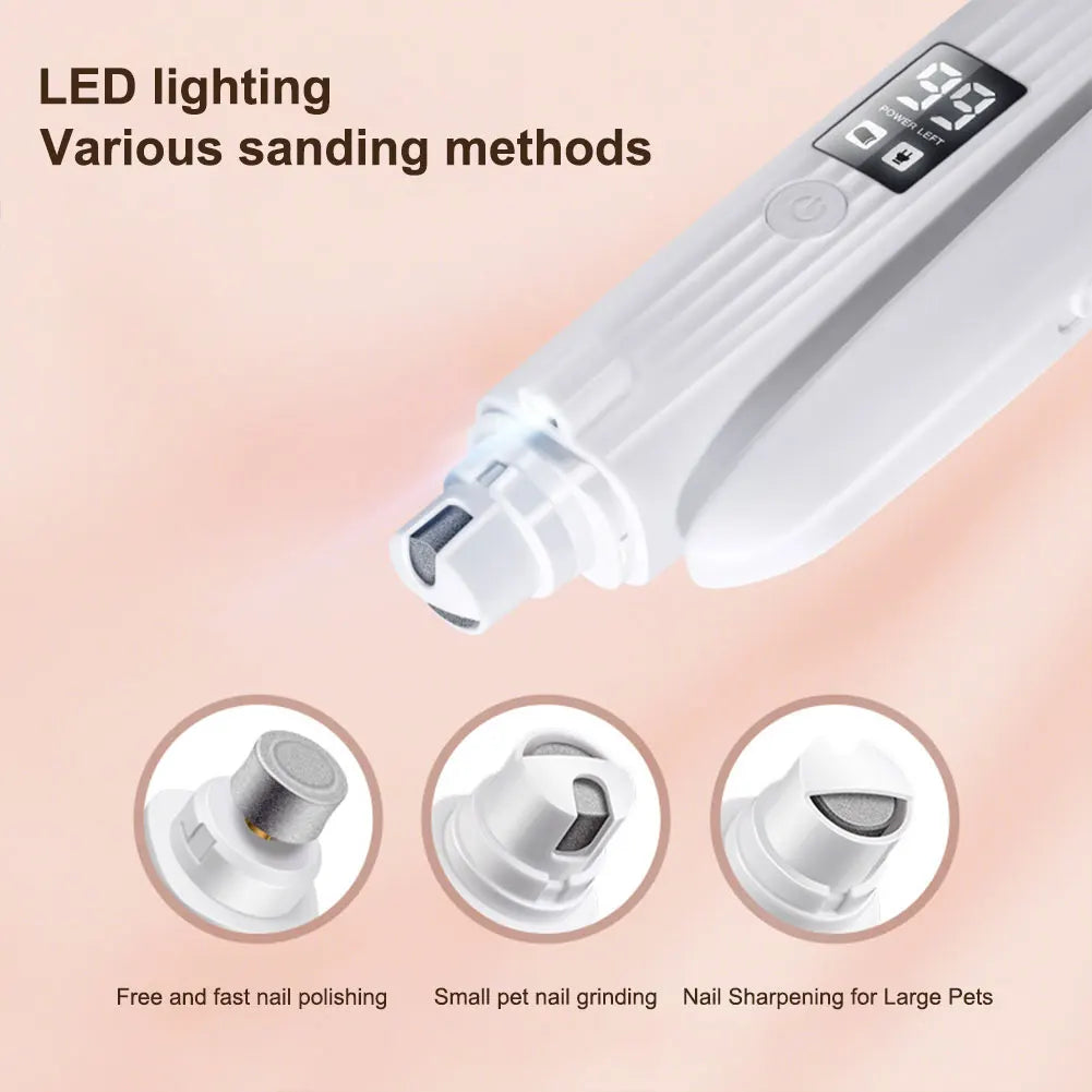 Shunmaii 2 In 1 Electric Dog Nail Grinder And Clipper