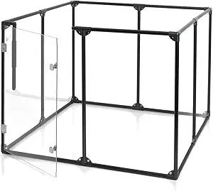 Lucidium Crystal Clear Pet Pen Enclosure For Dogs