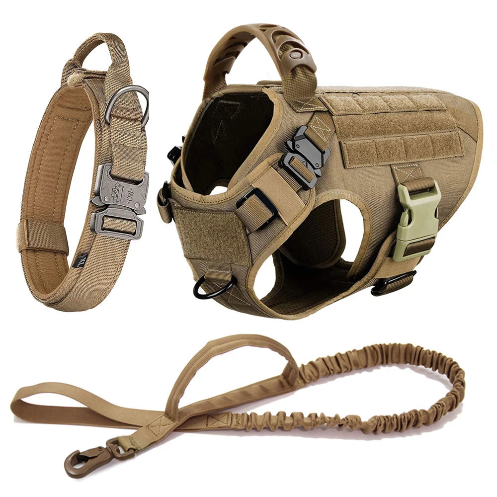 PETRAVELCN Large Dog Harness And Leash Set Vest Training