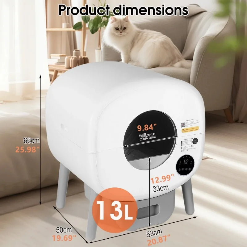 Lunapurr Automatic Litter Box Self Cleaning For Cats