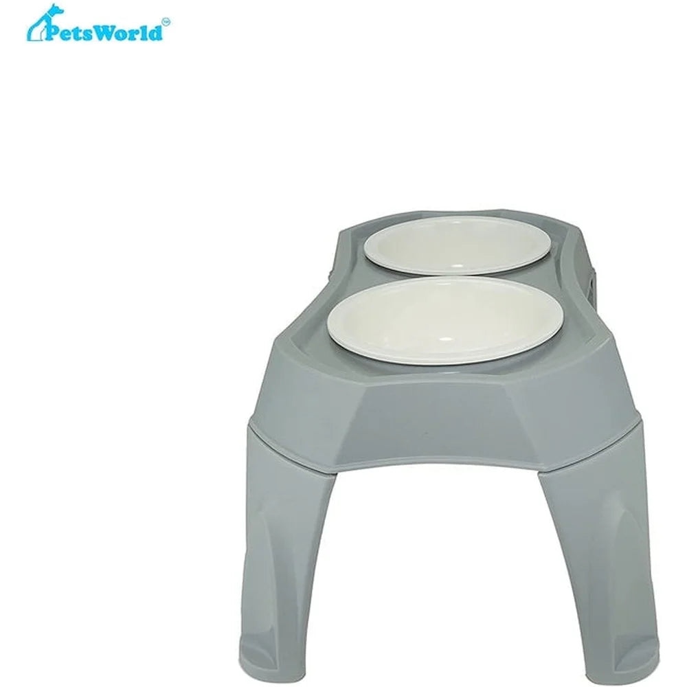 XMSJ Elevated Double Pet Bowl Stand For Dogs And Cats
