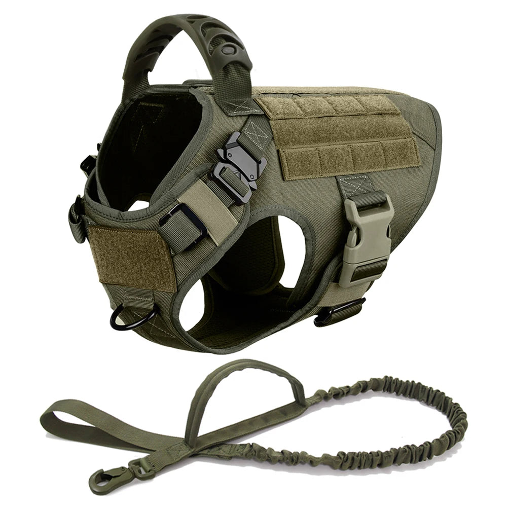PETRAVELCN Large Dog Harness And Leash Set Vest Training