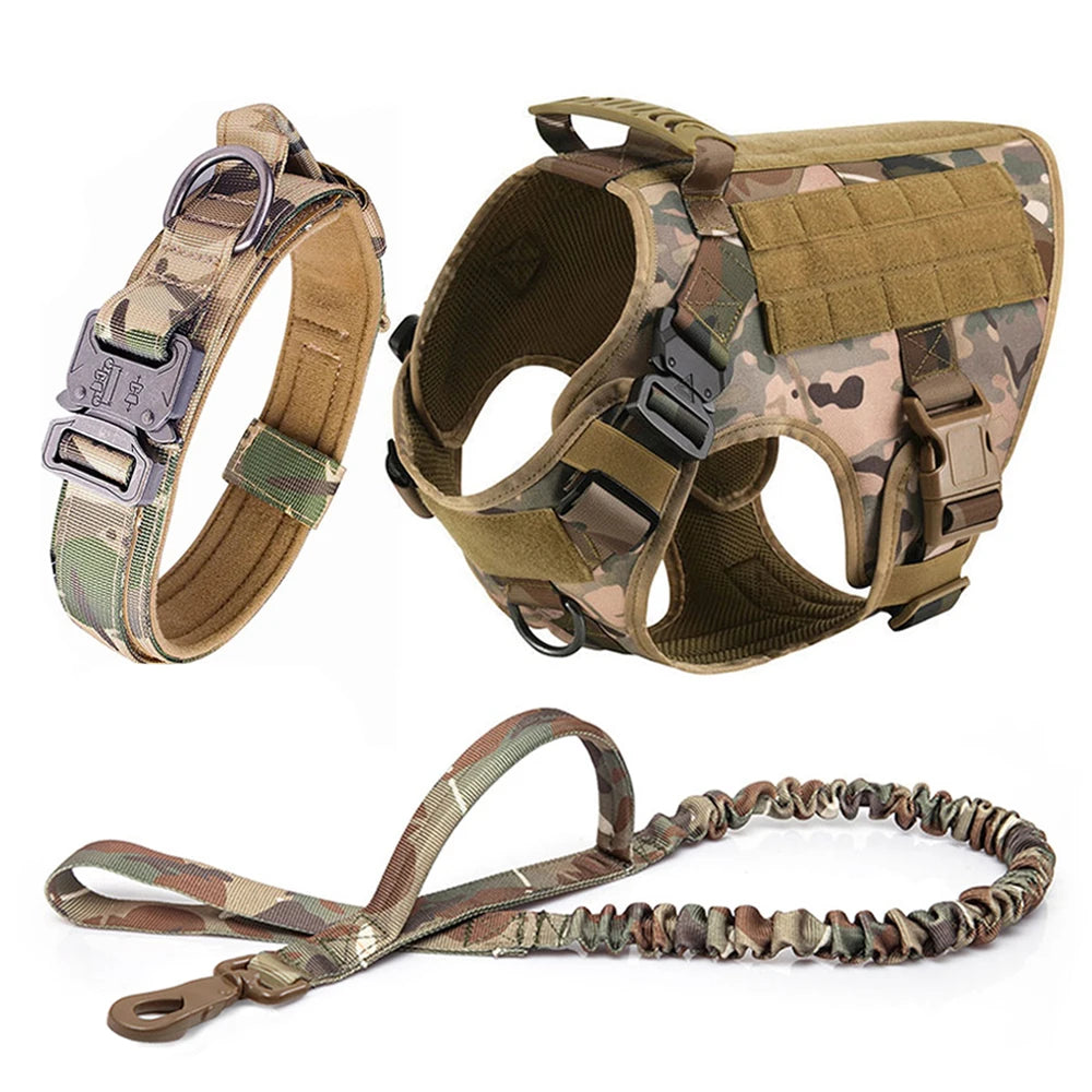 PETRAVELCN Large Dog Harness And Leash Set Vest Training