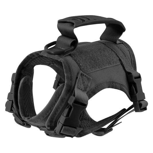 PETRAVELCN Tactical Puppy Harness Vest for Dogs and Cats