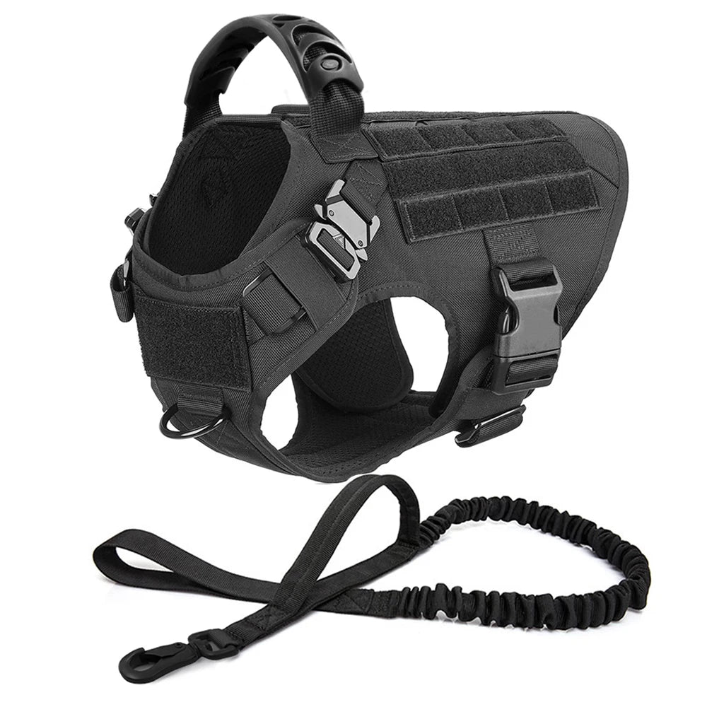 PETRAVELCN Large Dog Harness And Leash Set Vest Training