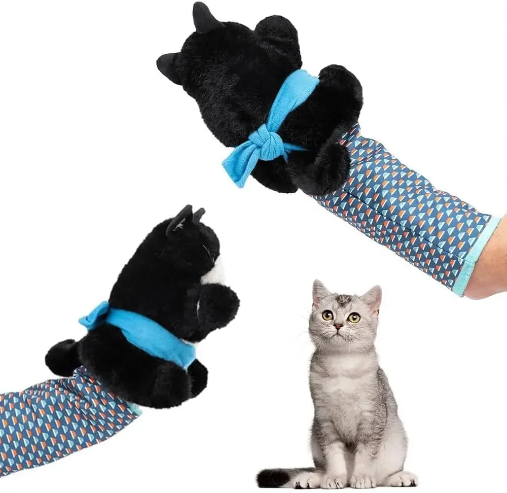 Cat Wrestling Puppet Hand Puppet Toy Interactive Safe Play