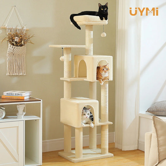 PAWZ Road Multi Level Cat Tree Condos for Indoor Cats