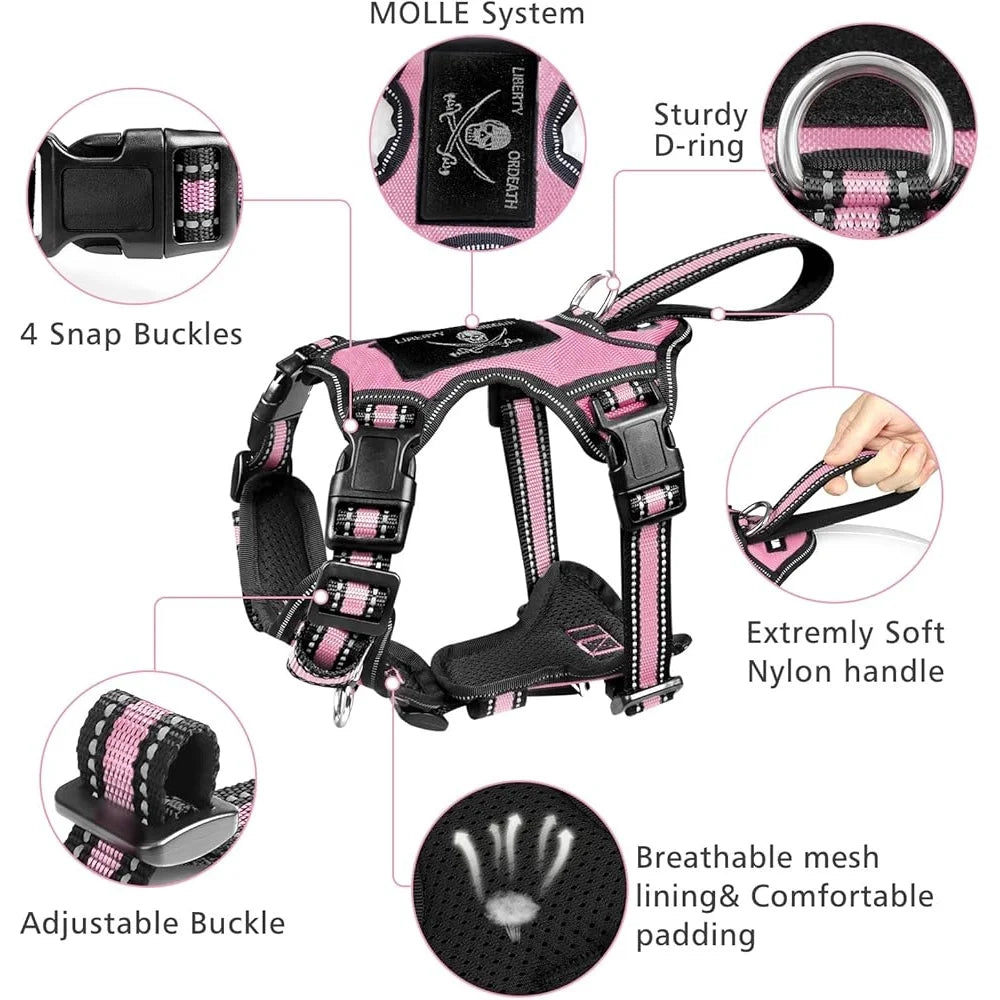 Fujian Reflective No Pull Pet Harness Leash Set For Dogs