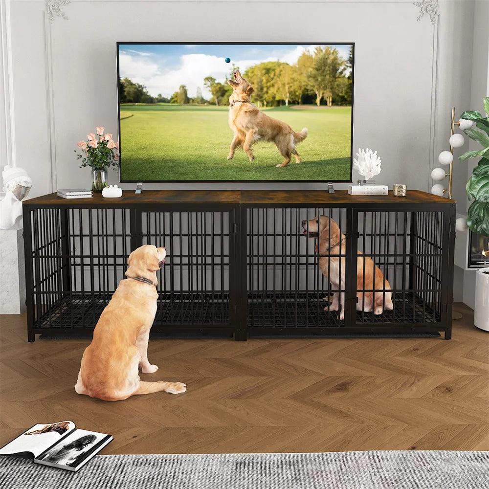 BORWART Heavy Duty Wooden Industrial Dog Crate Tray