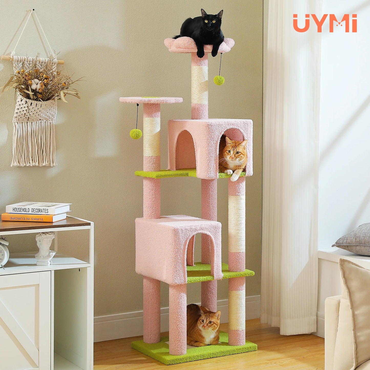 PAWZ Road Multi Level Cat Tree Condos for Indoor Cats