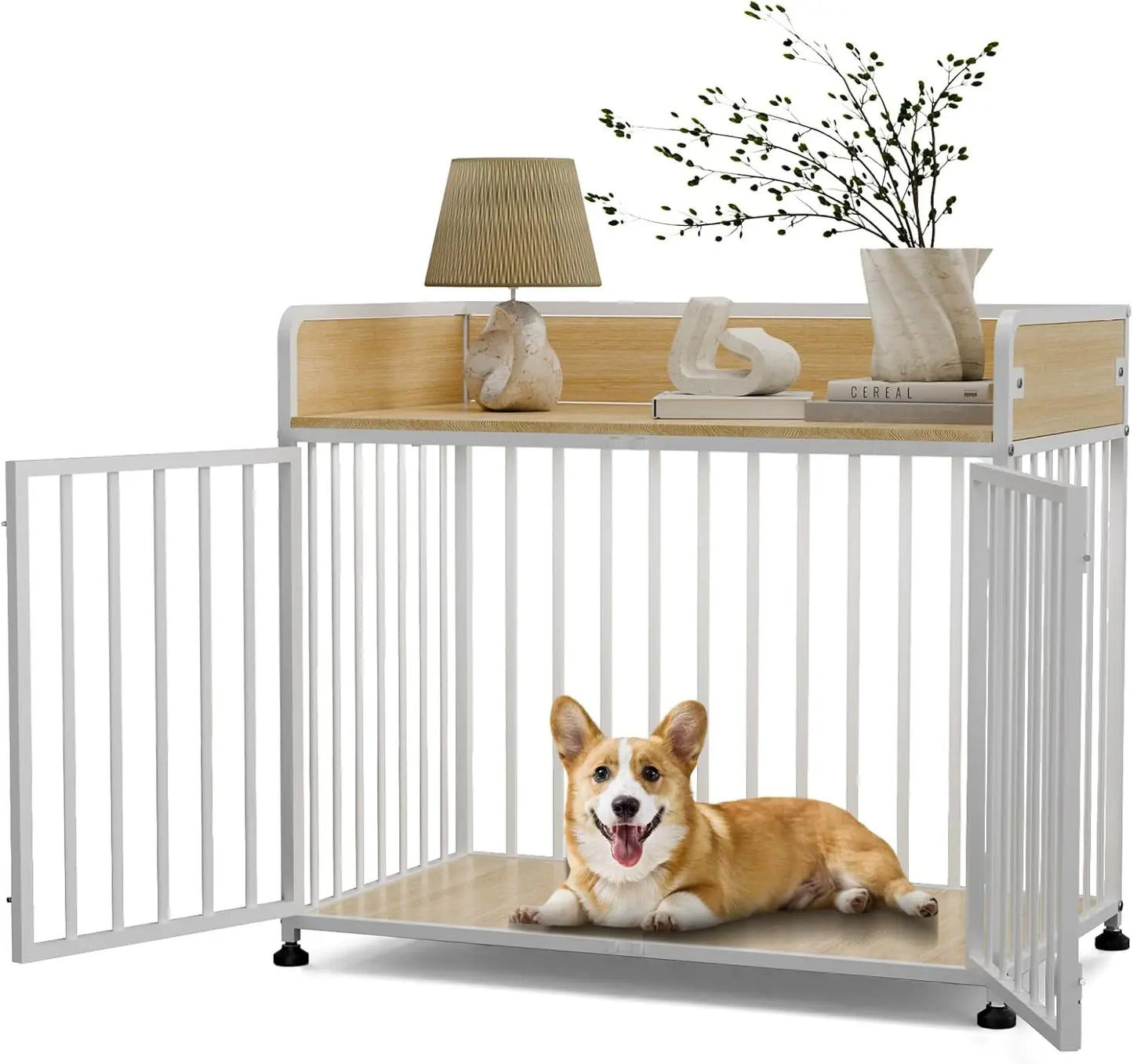 Hign Concerned Dog Crate Furniture End Table Kennel