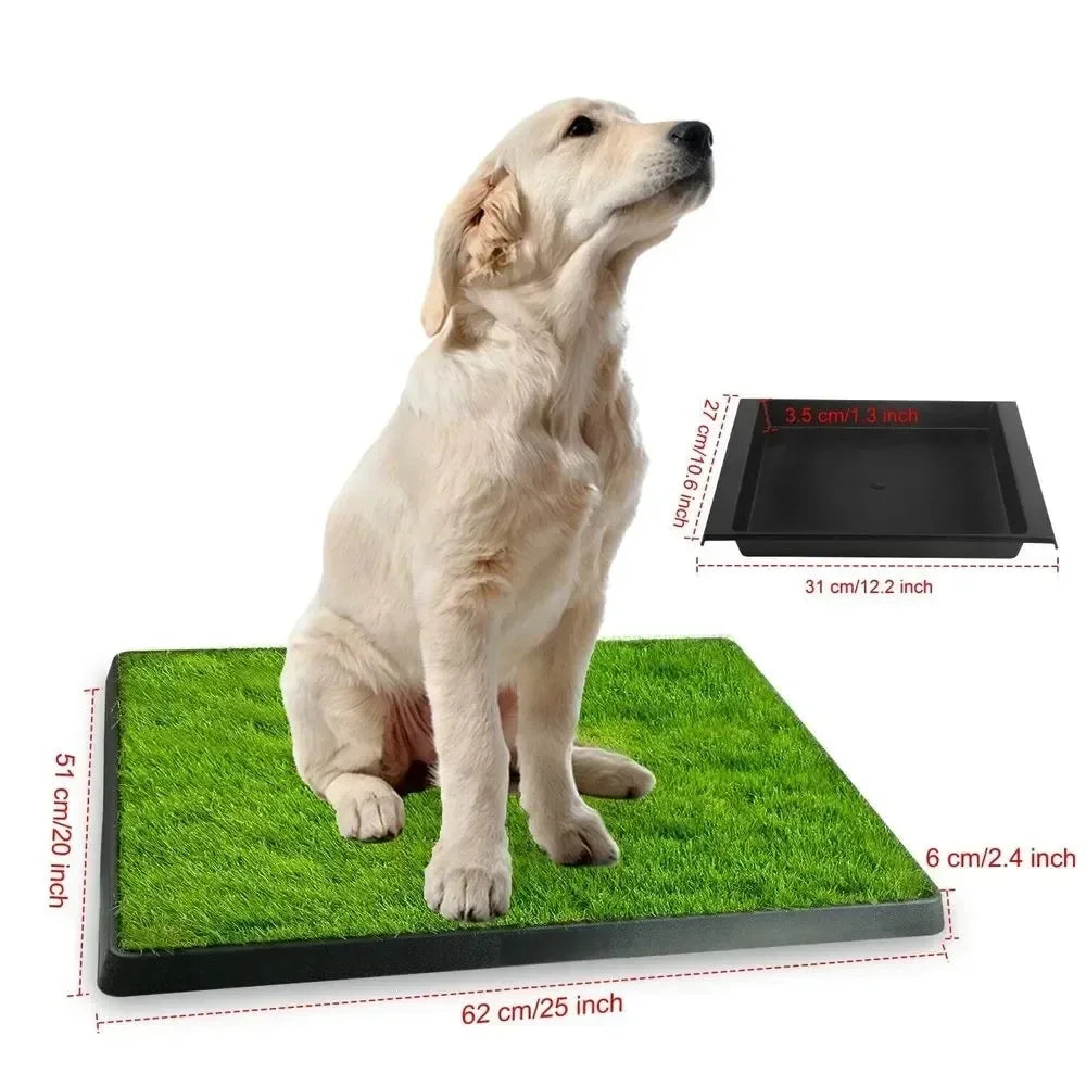 Choice Pet Dog Toilet Potty Pan With 3 Layer Grass Mesh