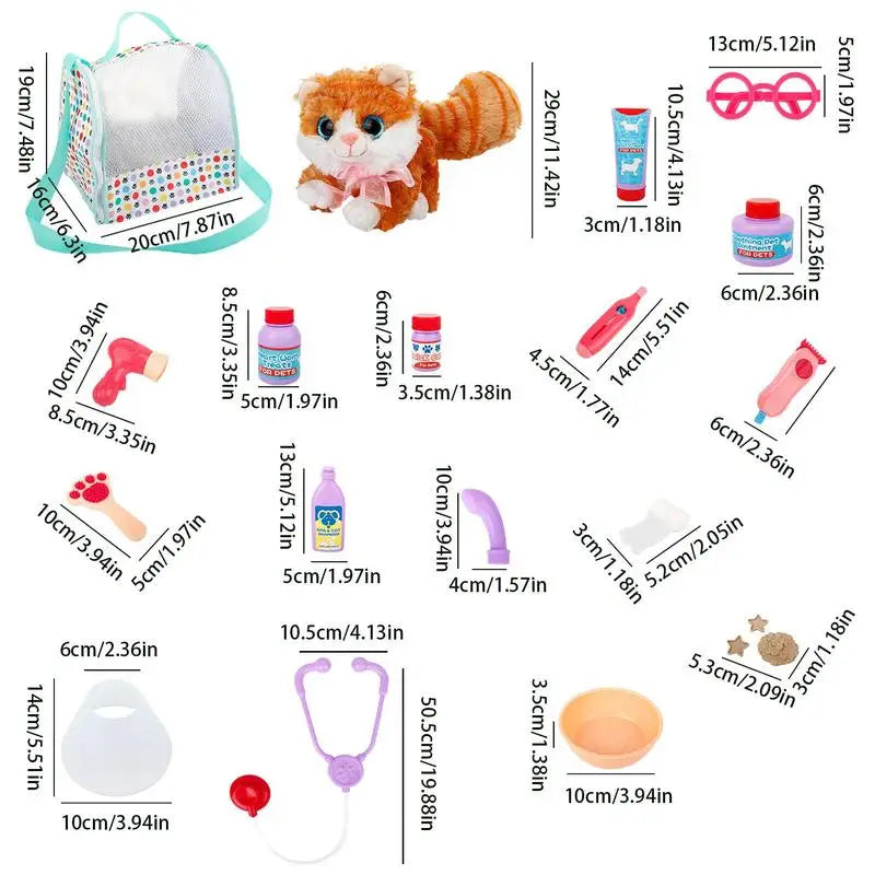 MezoJaoie Pet Care Play Set Doctor Kit For Kids Vet