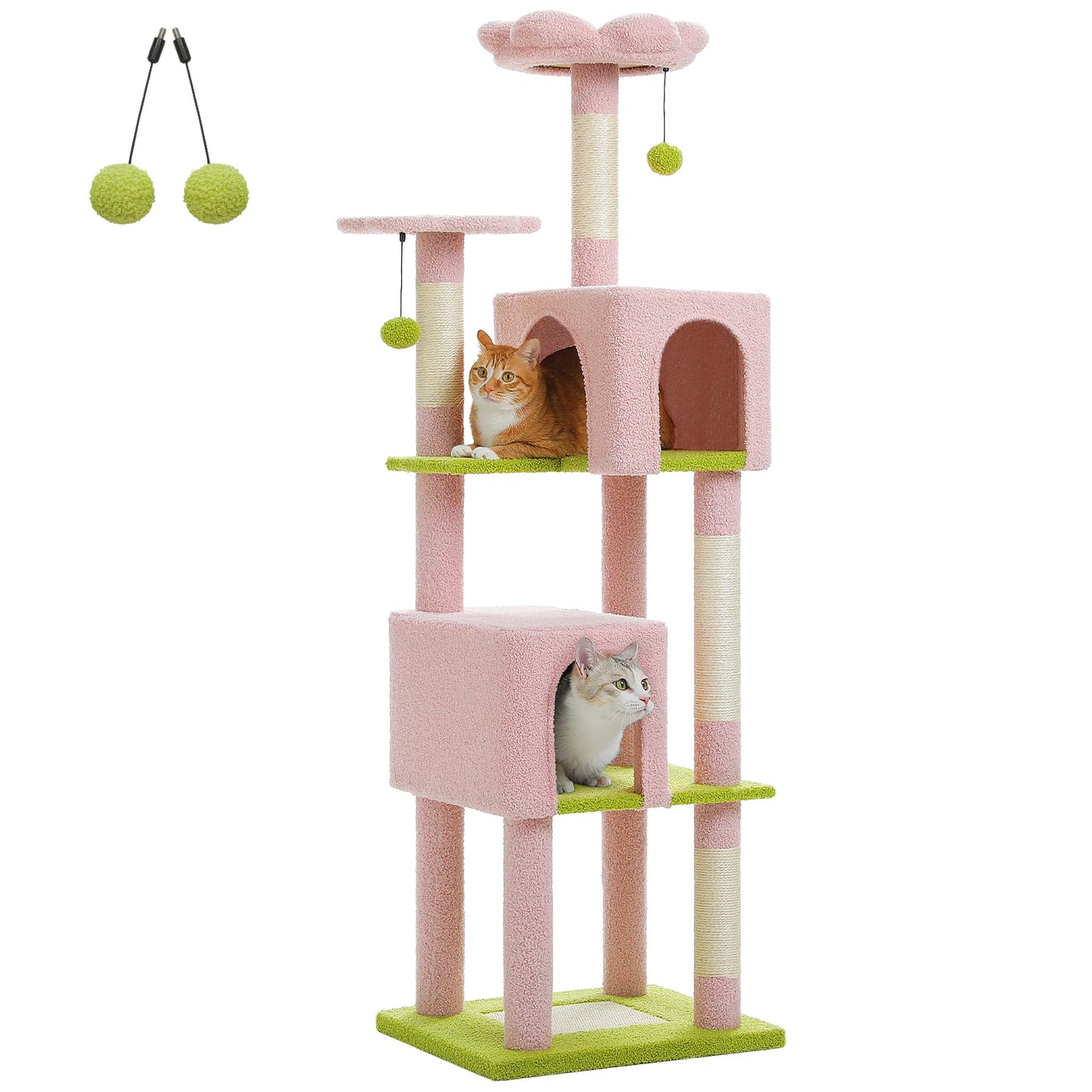 PAWZ Road Multi Level Cat Tree Condos for Indoor Cats