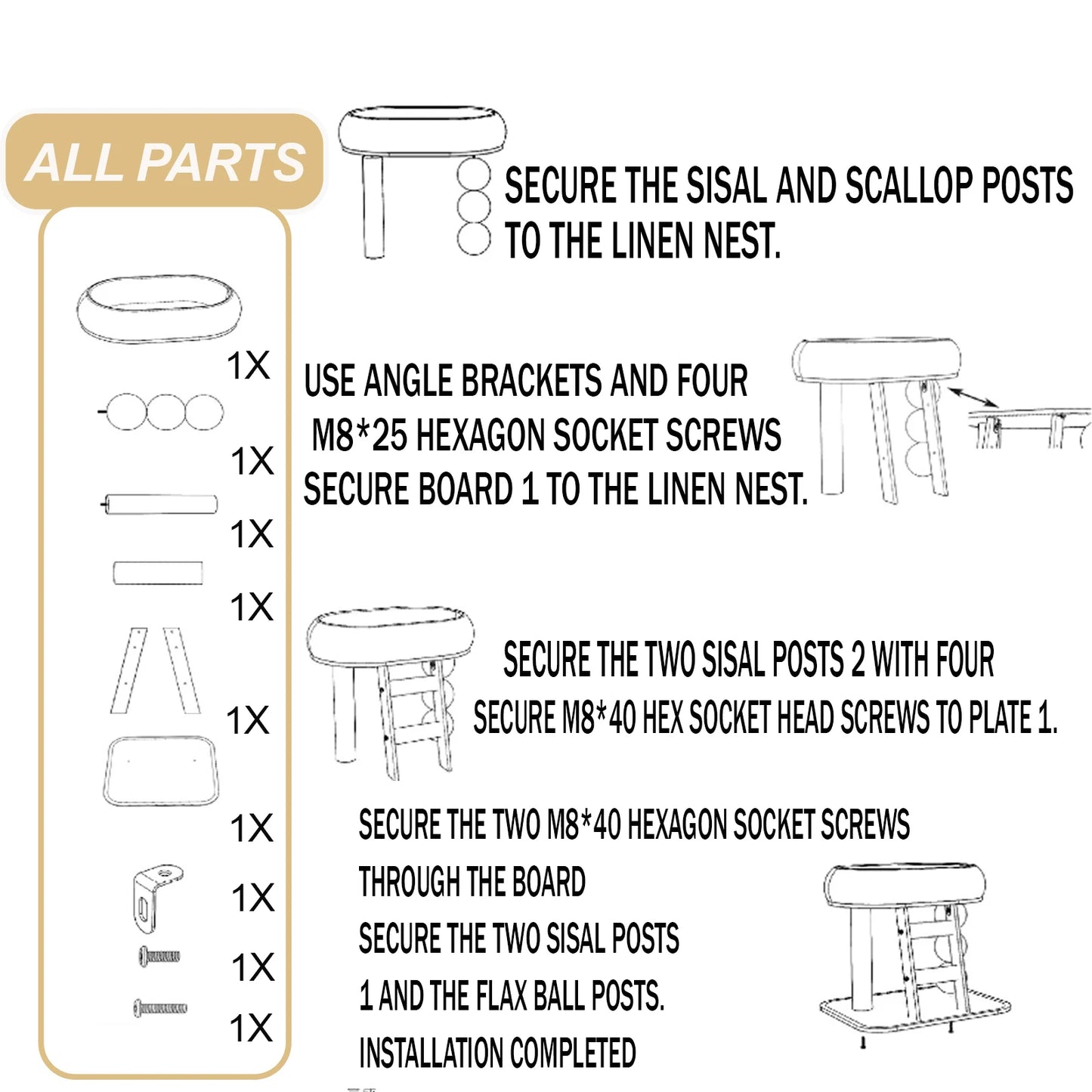 Guangdong Indoor Cat Climbing Frame Tower Bed With Ice Mat