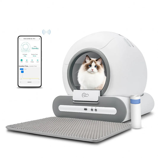 Doel Automatic Cat Litter Box With App Control Smart Mat