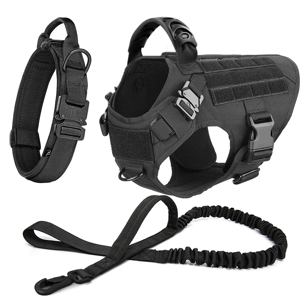 PETRAVELCN Large Dog Harness And Leash Set Vest Training