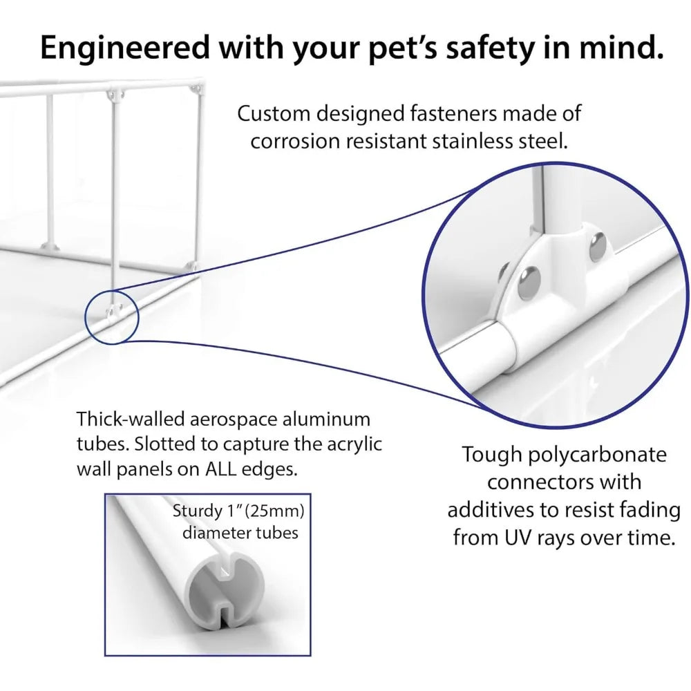Hign-concerned Lucidium Pet Pen Indoor Dog Enclosure