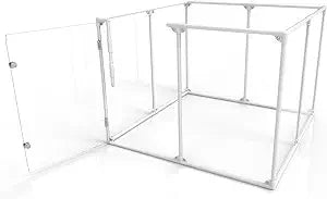 Lucidium Crystal Clear Pet Pen Enclosure For Dogs