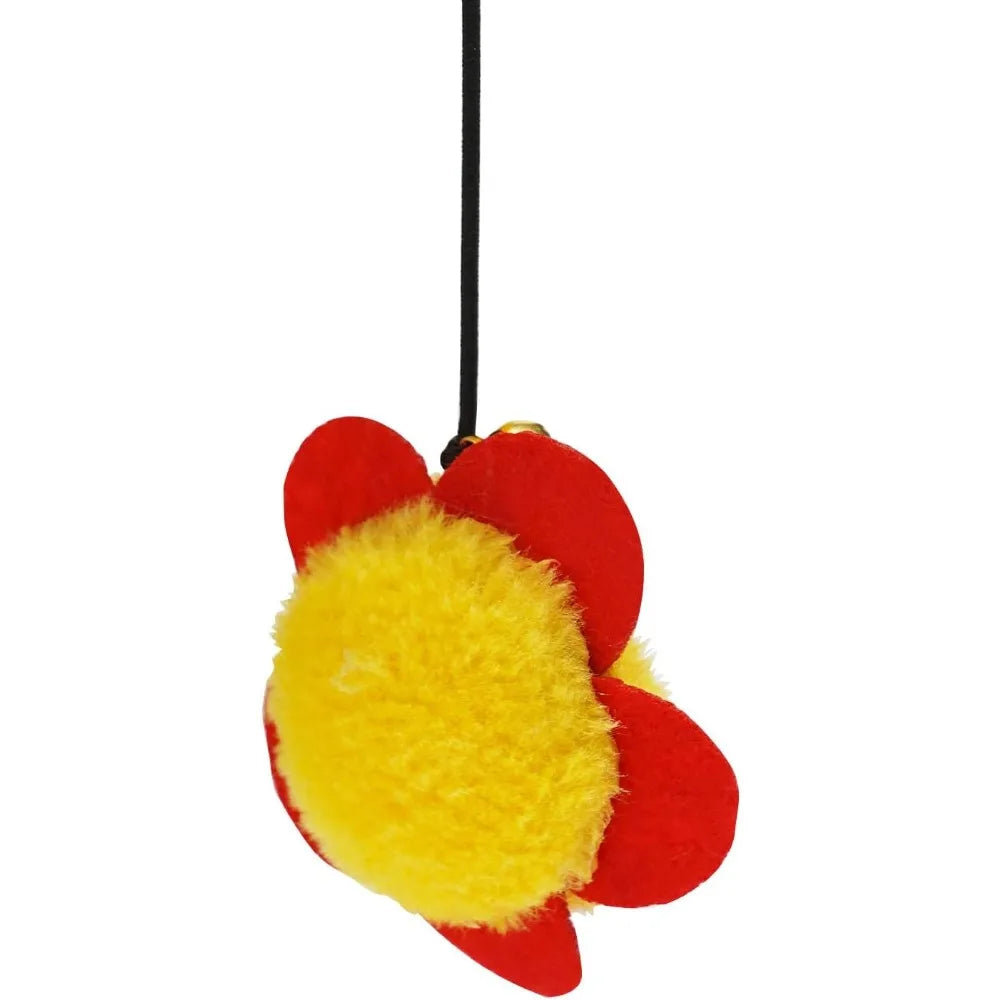 Flower Themed Six Tier Cat Tower With Platforms And Scratching Post For Indoor Cats