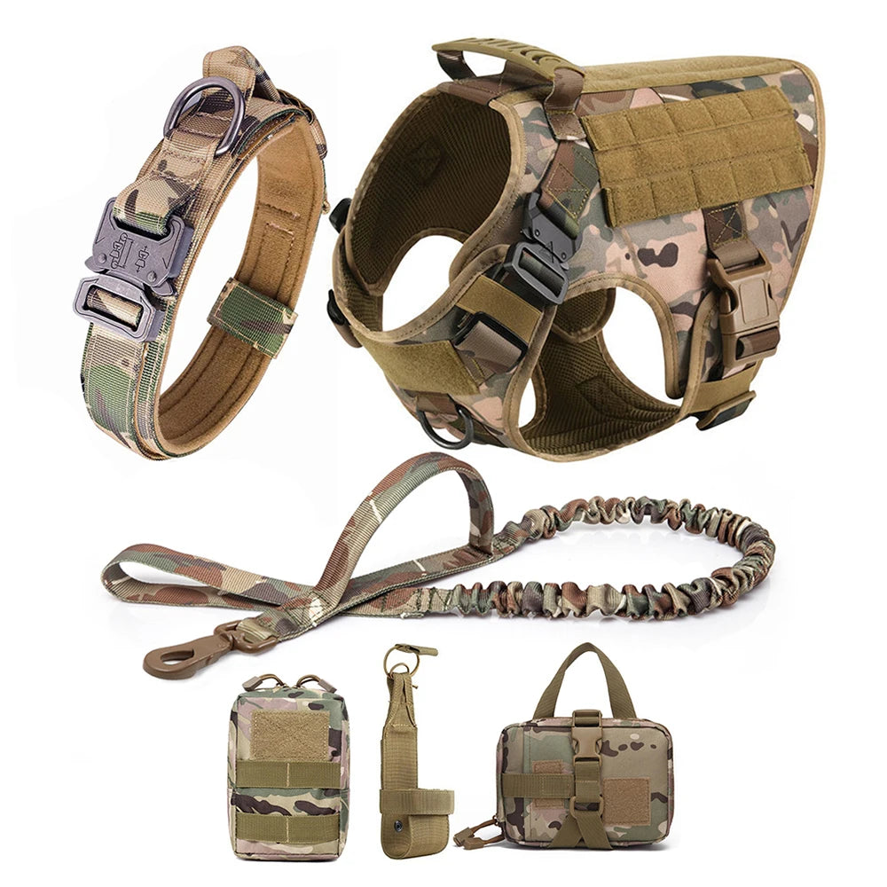 PETRAVELCN Large Dog Harness And Leash Set Vest Training