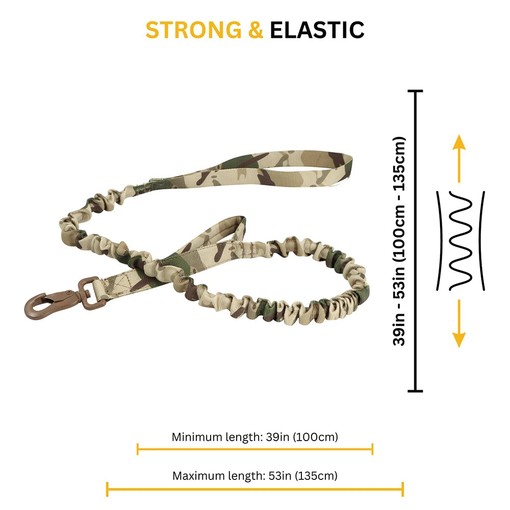 PETRAVELCN Tactical Dog Harness Vest Adjustable Training