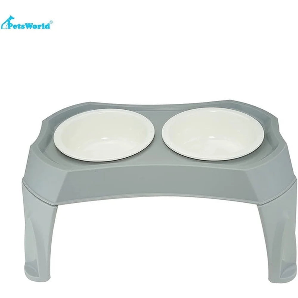 XMSJ Elevated Double Pet Bowl Stand For Dogs And Cats