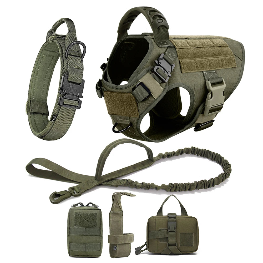 PETRAVELCN Large Dog Harness And Leash Set Vest Training