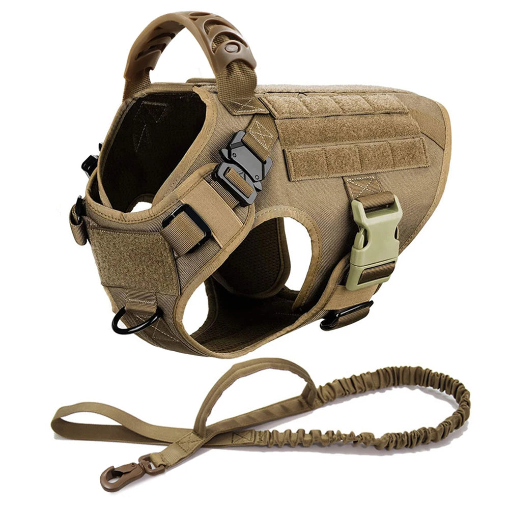PETRAVELCN Large Dog Harness And Leash Set Vest Training