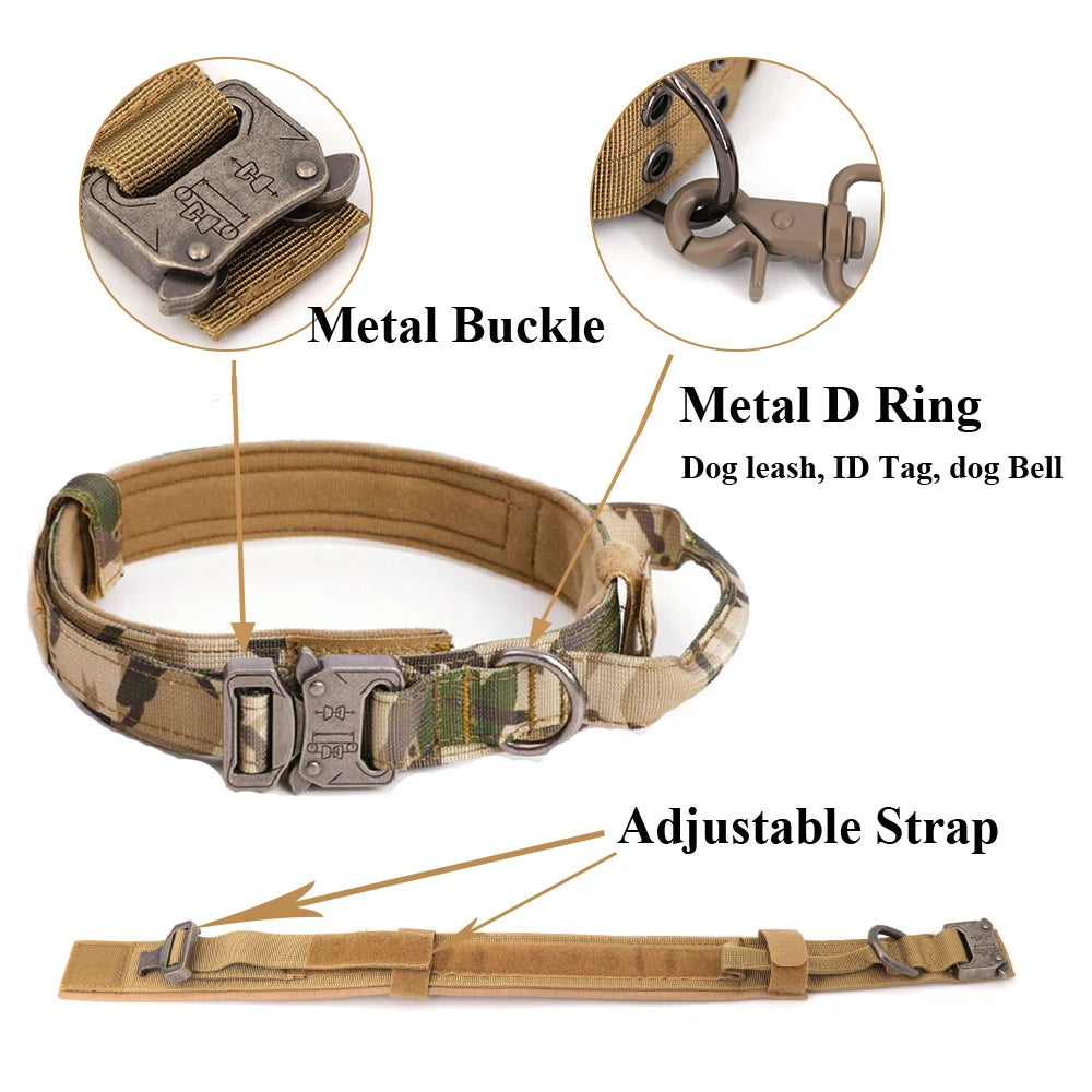 PETRAVELCN Tactical Dog Harness Vest Adjustable Training