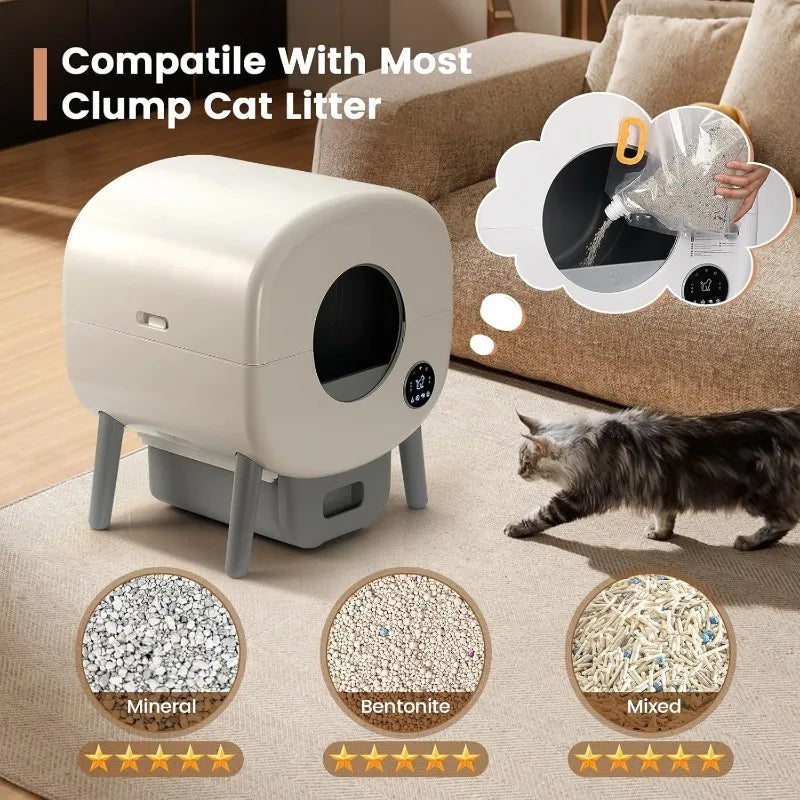 Lunapurr Automatic Litter Box Self Cleaning For Cats