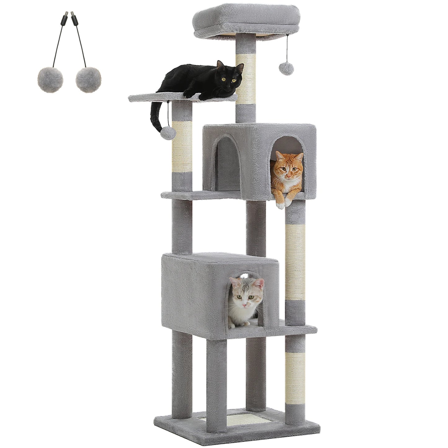 PAWZ Road Multi Level Cat Tree Condos for Indoor Cats