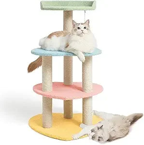 Vetreska Indoor Cat Tree Tower With Scratching Post Toys
