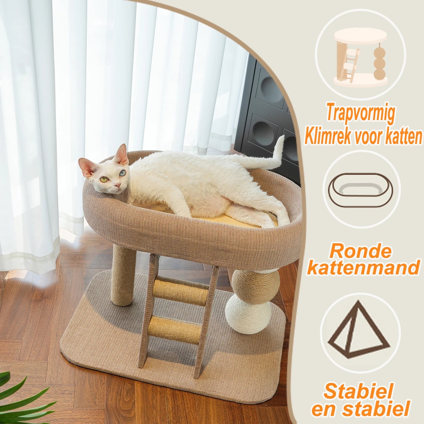 Guangdong Indoor Cat Climbing Frame Tower Bed With Ice Mat