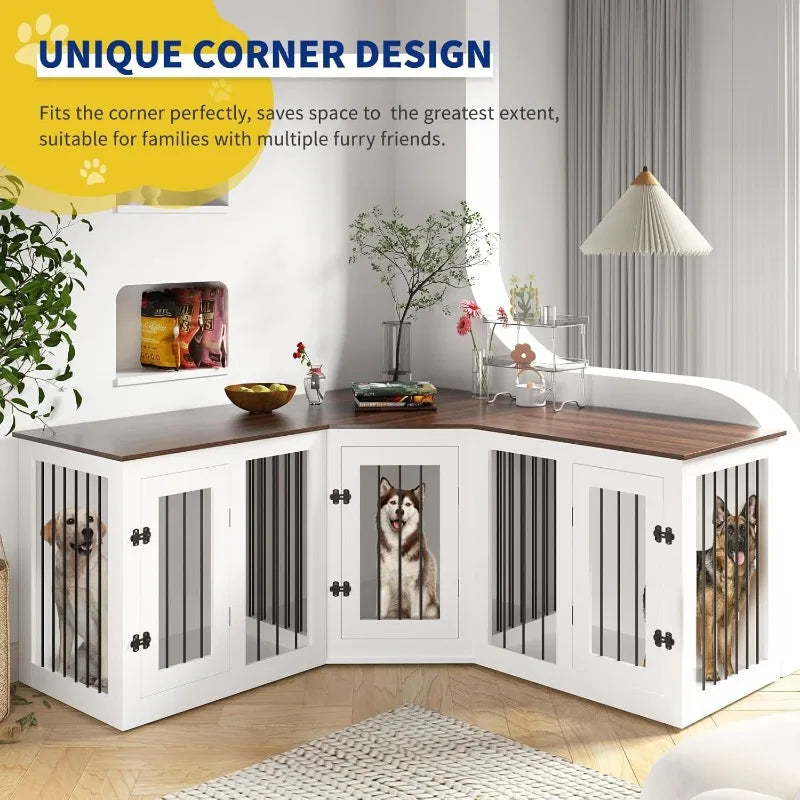 Hign-concerned Large Dog Crate Furniture For Indoor Pets