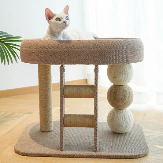 Guangdong Indoor Cat Climbing Frame Tower Bed With Ice Mat